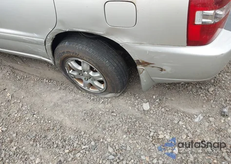 2005 Toyota Highlander V6 from USA, damaged, VIN JTEDP21A650085512